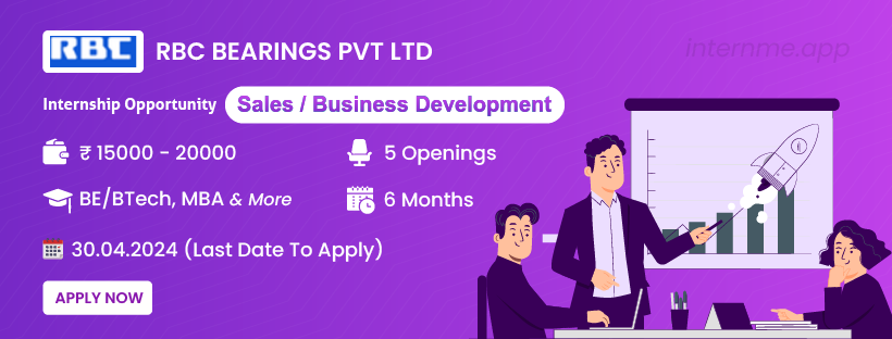 RBC Bearings Pvt Ltd - Sales /Business Development