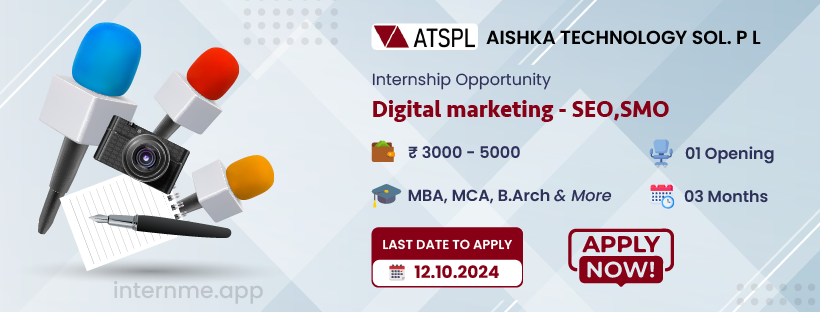 AISHKA TECHNOLOGY SOL. P L - Digital marketing- SEO,SMO